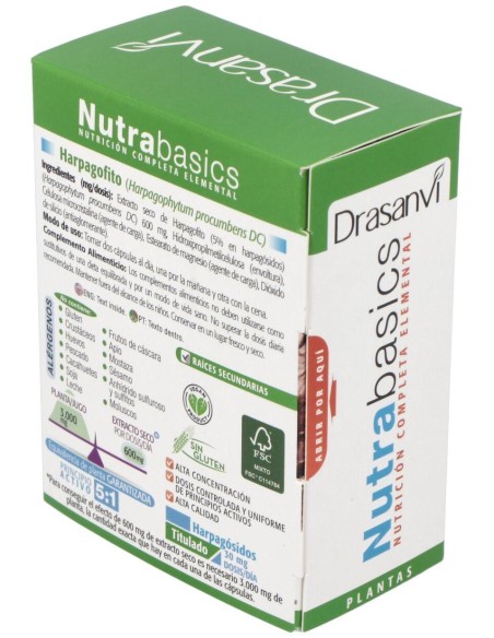 Nutrabasics Harpagofito 60Caps. de Drasanvi