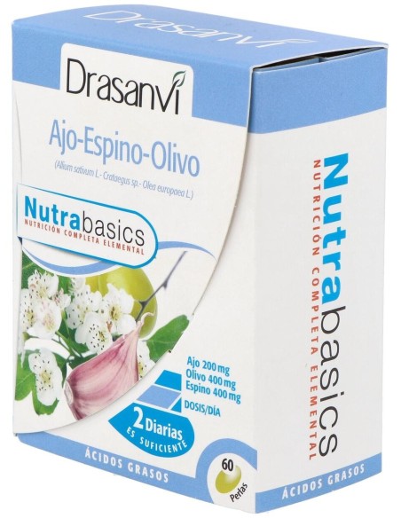 Nutrabasics Ajo-Espino-Olivo 60Perlas de Drasanvi