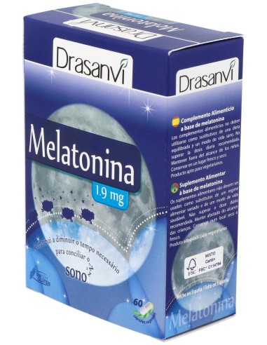 Melatonina 60 Capsulas 1,9 Mg Drasanvi