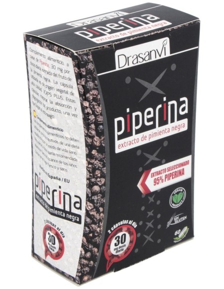 Piperina 60 Capsulas Drasanvi