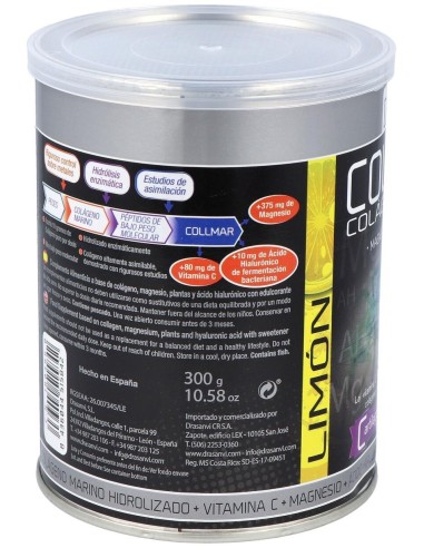 Collmar Colageno Marino Con Magnesio Limon 300Gr. de Drasanvi