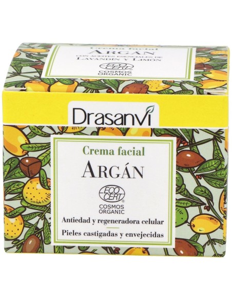 Crema Facial Argan Cosm Org 50Ml Drasanvi