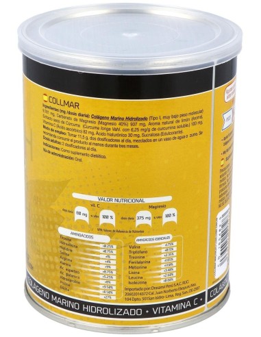 Collmar Magnesio Curcuma Limon 300G Drasanvi