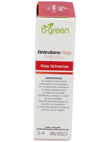 Arandano Rojo + Probioticos 30Cap. de B.Green (Lab. Lebudit)