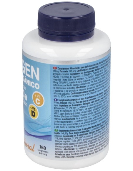 Colageno Marino+Silicio Organico 180Comp. de Prisma Natural