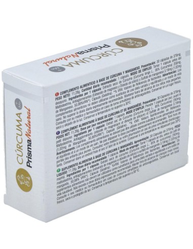 Curcuma 30 Caps   de Prisma Natural
