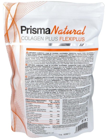 Doypack Flexy Colageno Plus 500G  de Prisma Natural