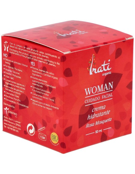 Crema Facial Hidratante Rosa Mosqueta Bio 50Ml. de Irati Organic