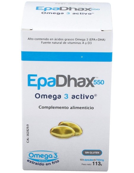 Epadhax 550Mg. 150Cap. de Epadhax