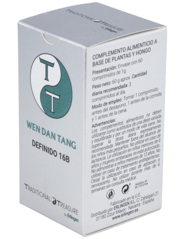 Base Definido 16B We Dan Tang 60Comp. de Erlingen