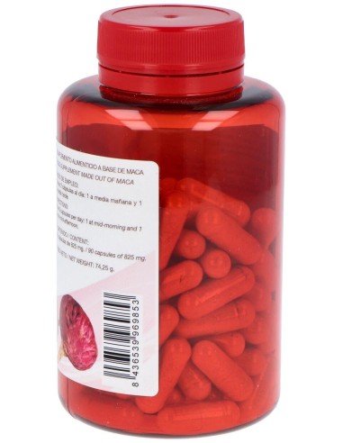 Maca Roja 850Mg. 90Cap. Eco de El Oro De Los Andes