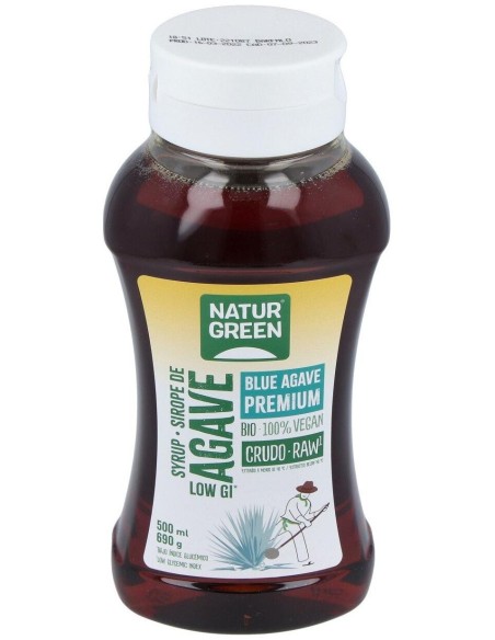 Sirope De Agave Crudo 500Ml. Bio de Naturgreen