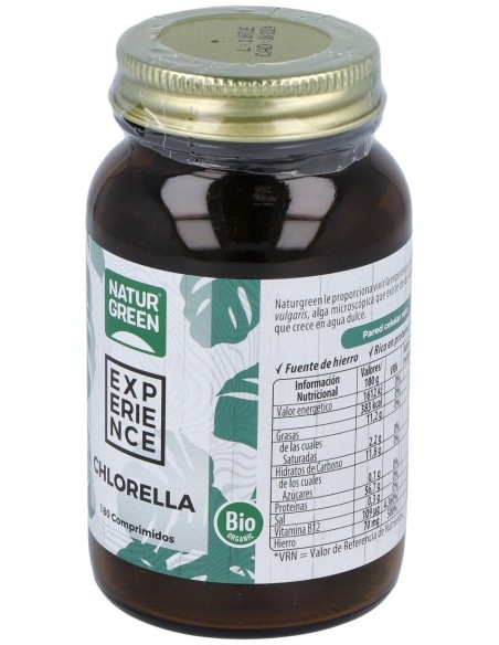 Experience Chlorella 180Comp. de Naturgreen
