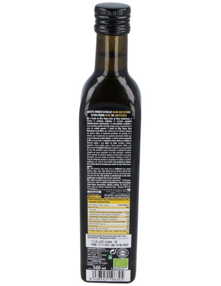 Aceite De Oliva Virgen Extra Sin Filtrar 500Ml Bio de Naturg