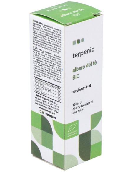Arbol Del Te Aceite Esencial Alimentario 10Ml. Bio de Terpenic