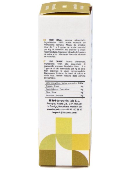 Manzanilla Romana Aceite Esencial Alimentario 5Ml. de Terpenic