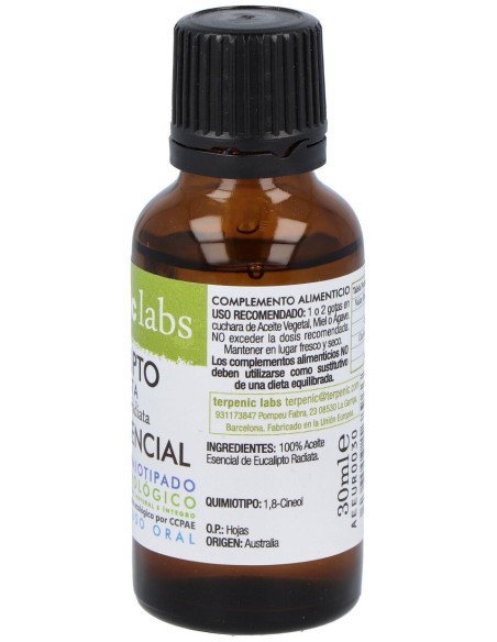 Eucalipto Radiata Aceite Esencial Bio 30Ml. de Terpenic