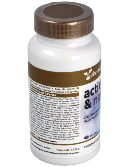 Active Hair & Nails 60Perlas de Plannatur