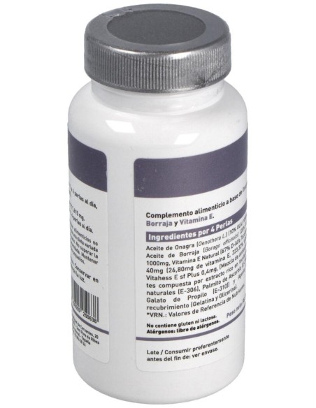 Onagra + Borraja + Vit. E 500Mg. 120Perlas de Plannatur