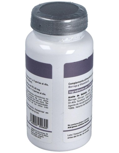 Omega 3+6 Borraja + Salmon 500Mg. 120Perlas de Plannatur