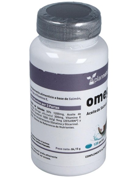 Omega 3+6 Borraja + Salmon 500Mg. 120Perlas de Plannatur