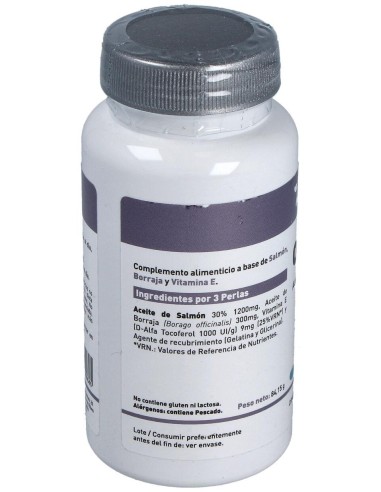 Omega 3+6 Borraja + Salmon 500Mg. 120Perlas de Plannatur