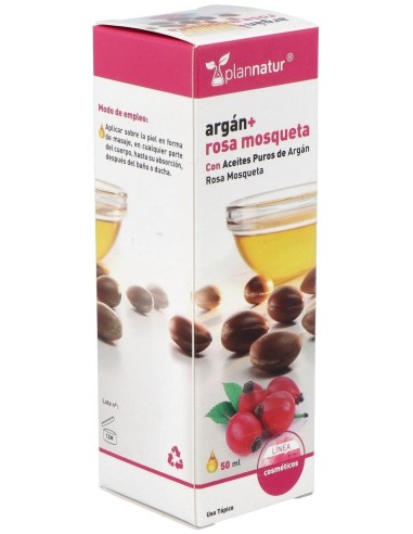 Aceite Rosa Mosqueta + Argan 50Ml. de Plannatur