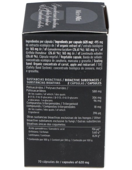 Mico Mix 70 capsulas de Hifas da Terra