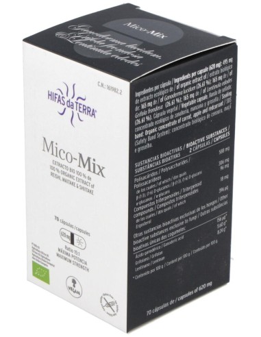 Mico Mix 70 capsulas de Hifas da Terra