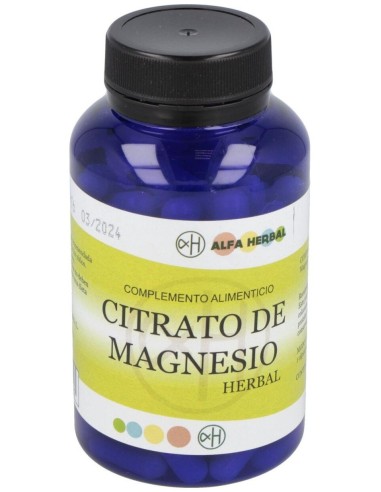 Citrato De Magnesio 90Cap. de Alfa Herbal