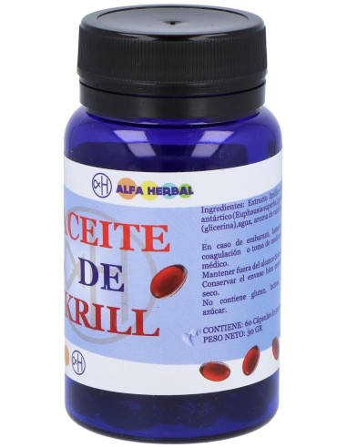 Aceite De Krill 60Perlas de Alfa Herbal