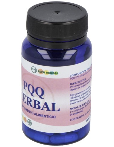 Pqq Herbal 30 Cápsulas  Alfa Herbal
