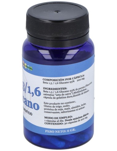 Beta 1,3/1,6 D-Glucano 30Cap. de Alfa Herbal