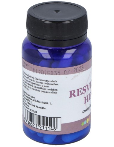 Resveratrol Herbal 60Cap. de Alfa Herbal