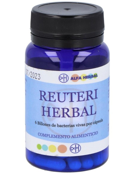 Reuteri Herbal 20Cap. Refrigeracion de Alfa Herbal