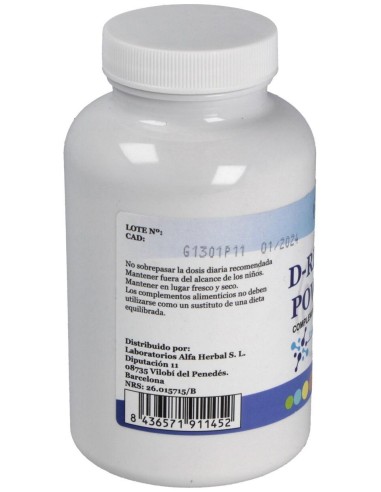 D-Ribosa 200Gr. de Alfa Herbal
