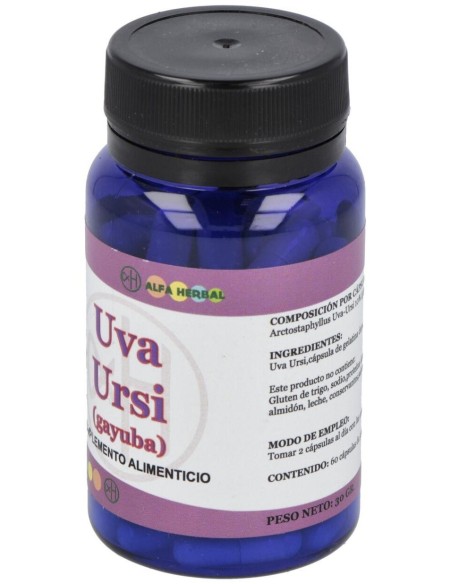 Uva Ursi Gayuba 60Cap. de Alfa Herbal