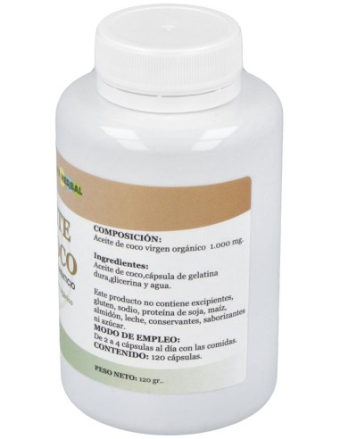 Aceite De Coco 120Cap. de Alfa Herbal