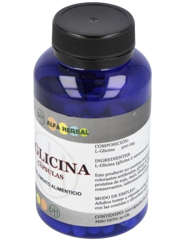 L-Glicina 100Cap. de Alfa Herbal