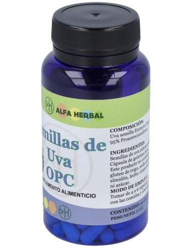 Opc Semillas De Uva 90Cap. de Alfa Herbal