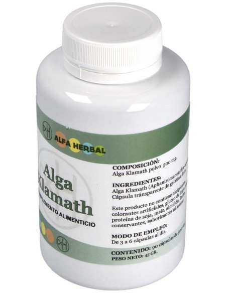 Alga Klamath 90Cap. de Alfa Herbal