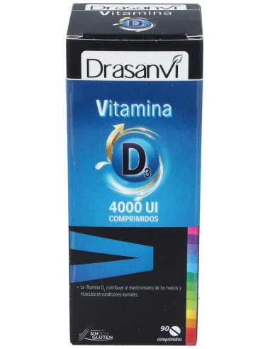 Vitamina D3 4000 Ui 90 Comprimidos Drasanvi