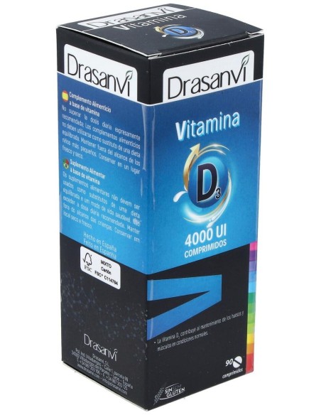 Vitamina D3 4000Ui 90Comp. de Drasanvi