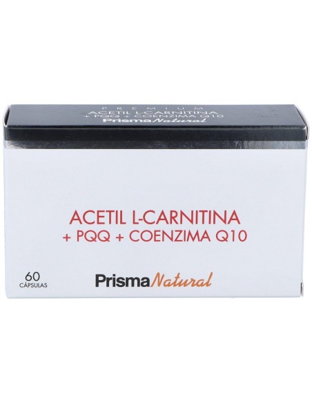 Acetil L-Carnitina+Pqq+Coenzima Q10 60 Cap   de Prisma Natural