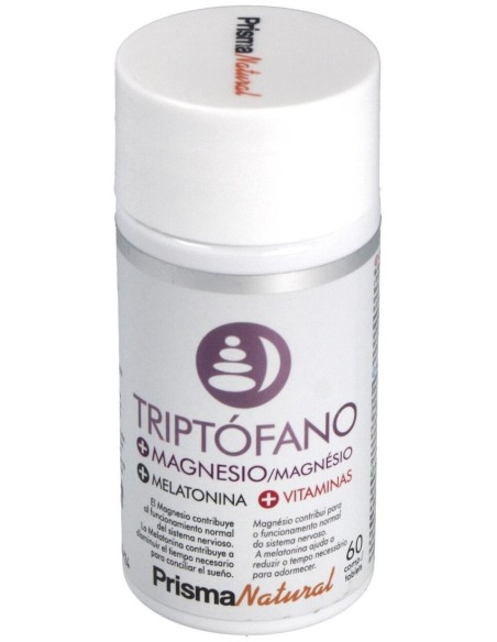 Triptofano+Mg+Melatonina+Vitaminas 60 Comprimidos de Prisma