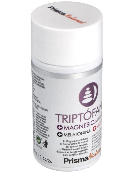 Triptofano+Mg+Melatonina+Vitaminas 60 Comprimidos de Prisma