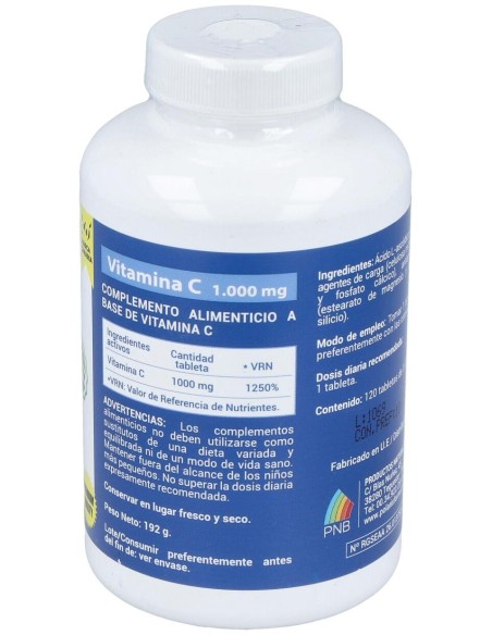 Vitamina C 1000Mg. 120Comp. de Polaris