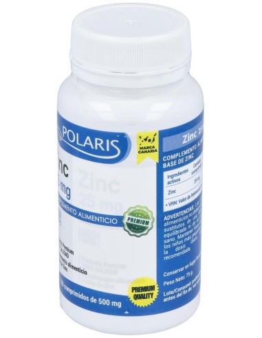 Zinc 25Mg. 150Comp. de Polaris