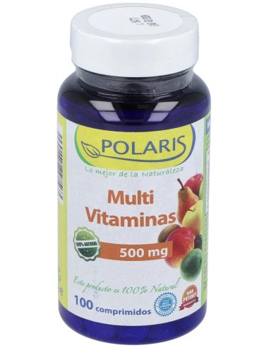 Multivitaminas 500Miligramos 100 Comprimidos Polaris
