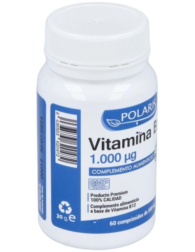 Vitamina B12 1000Mcg. 60Comp. de Polaris